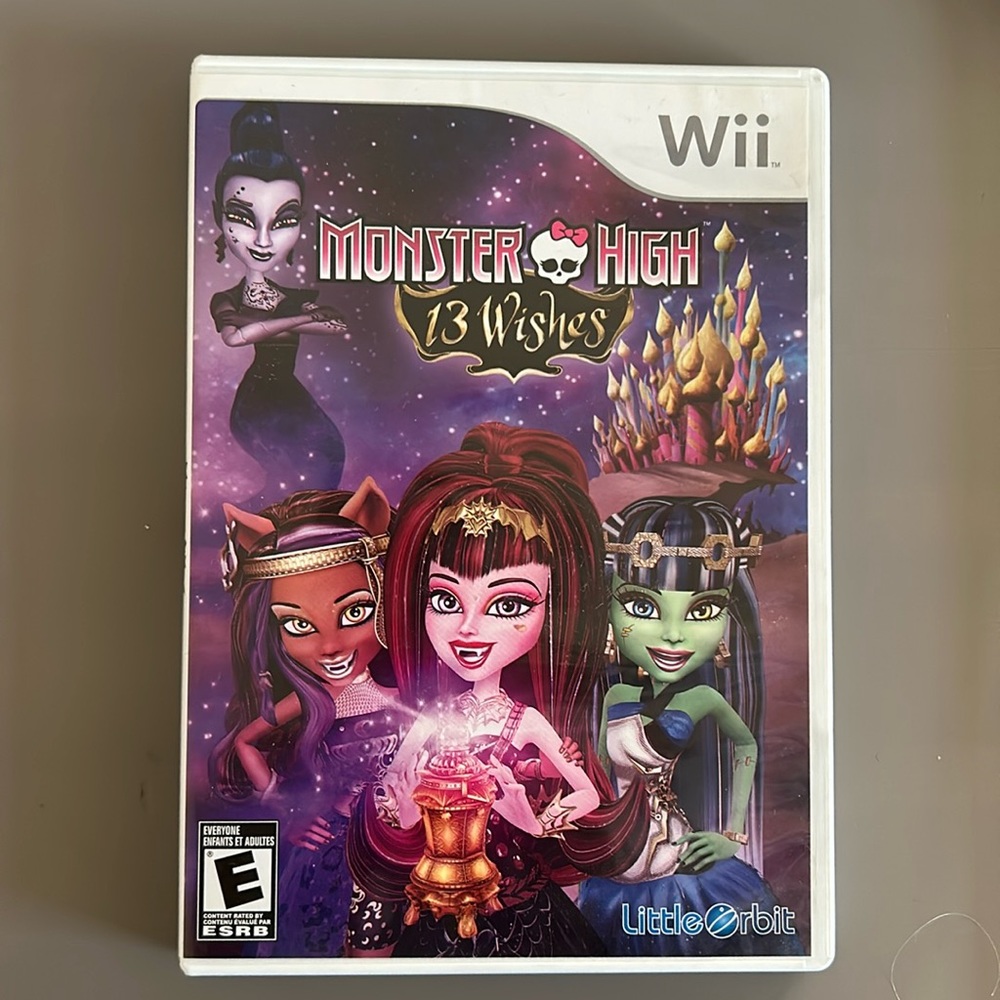 Monster High 13 Wishes Wii Game